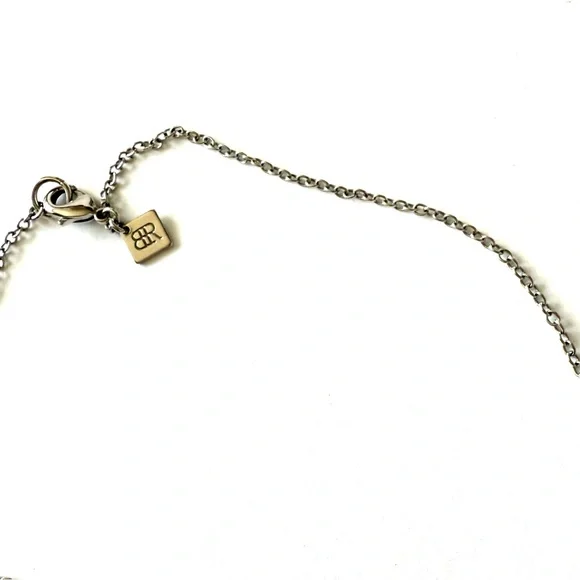 BANANA REPUBLIC | Two-tone Y-Drop Circle, Arrow & Feather Pendant Necklace | NWT - Picture 4 of 7